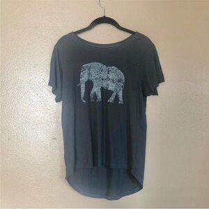 CEA JAE Elephant Printed Slouch Tee Sz M